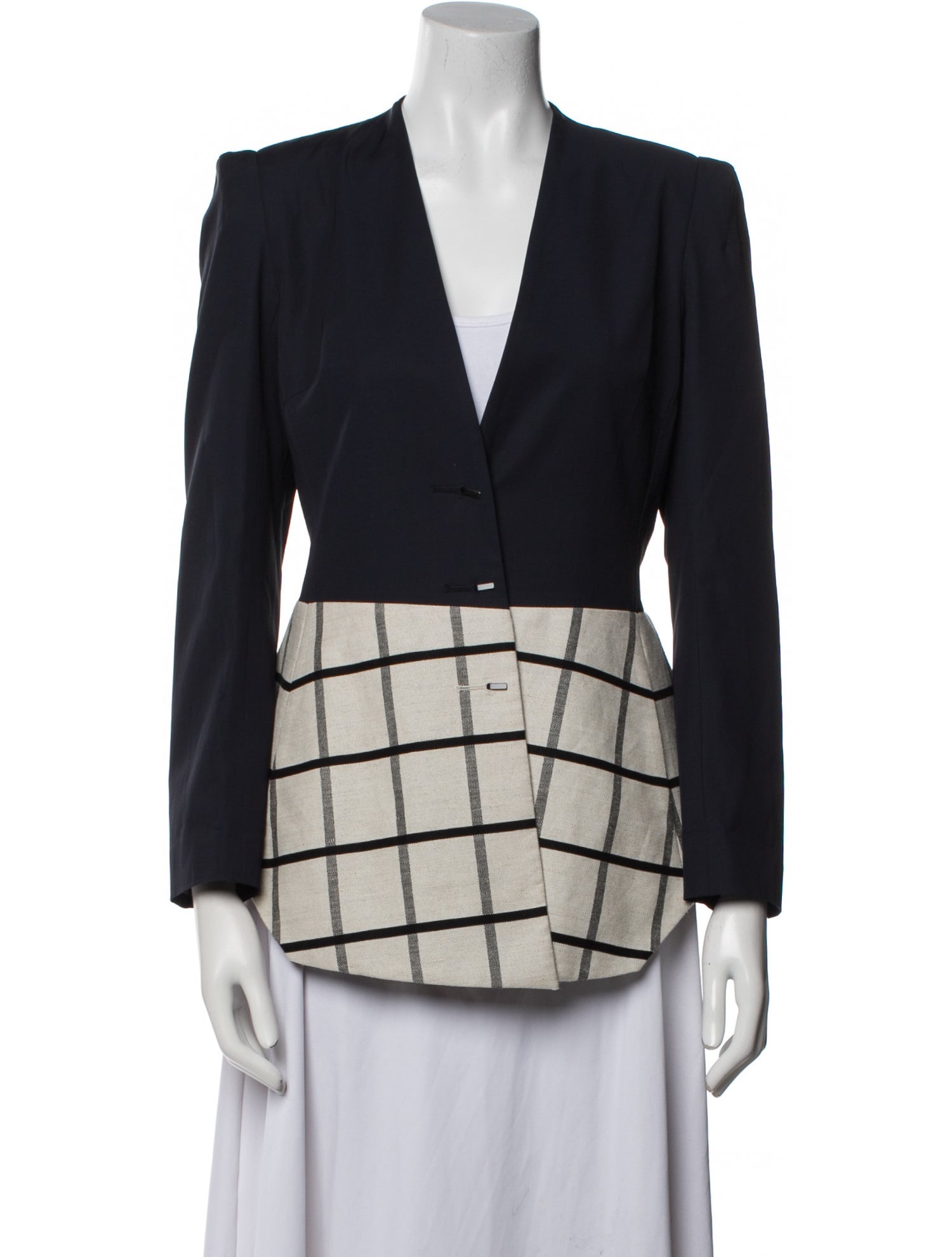 Karolina Zmarlak Plaid Print Blazer