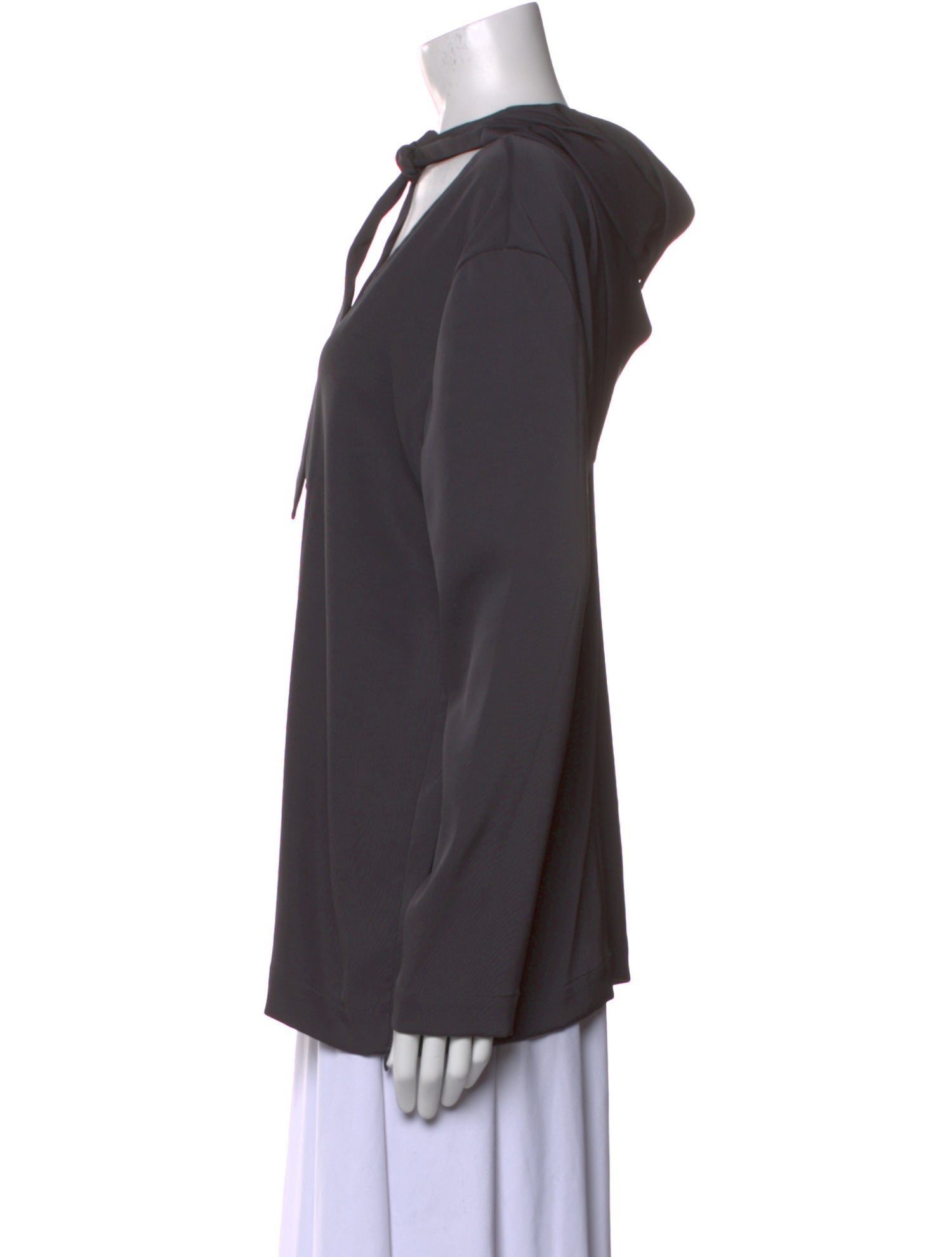 Karolina Zmarlak Tie Neck Long Sleeve Sweatshirt