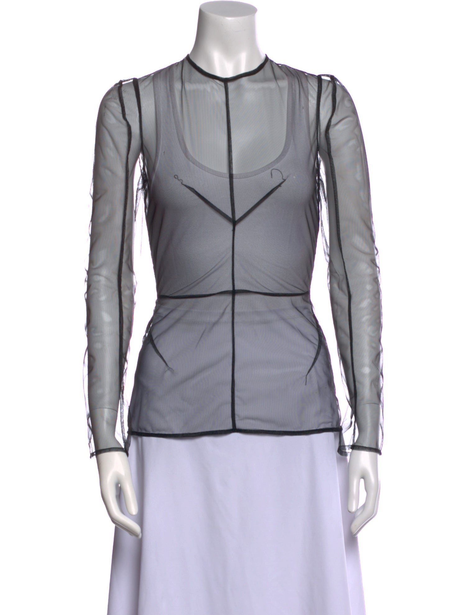 Karolina Zmarlak Crew Neck Sleeveless Top