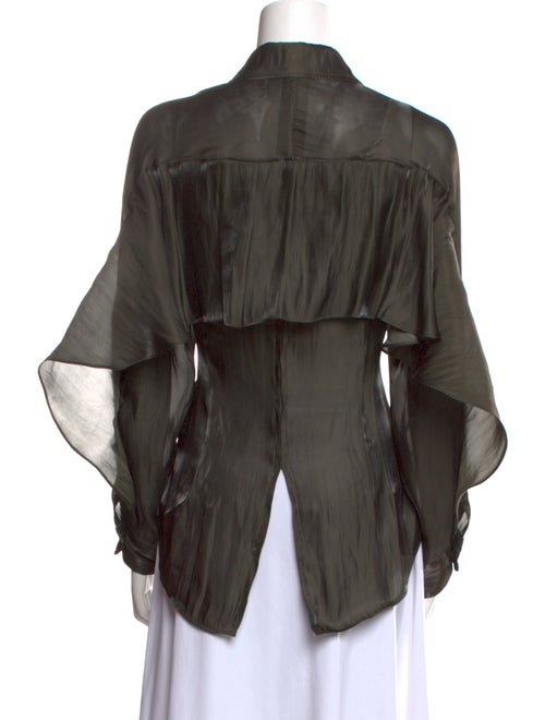 Karolina Zmarlak Long Sleeve Button-Up Top