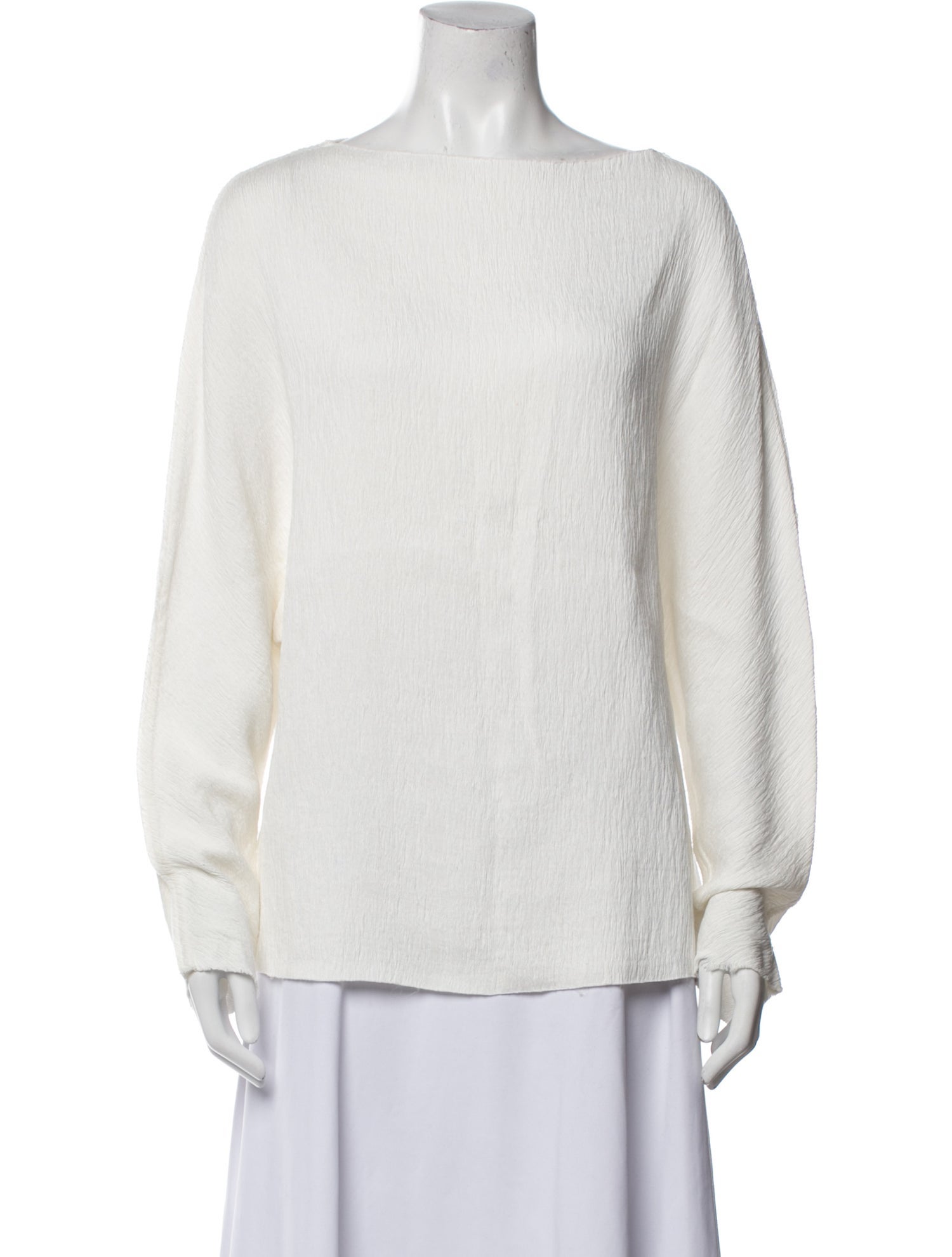 Karolina Zmarlak Bateau Neckline Long Sleeve Sweatshirt