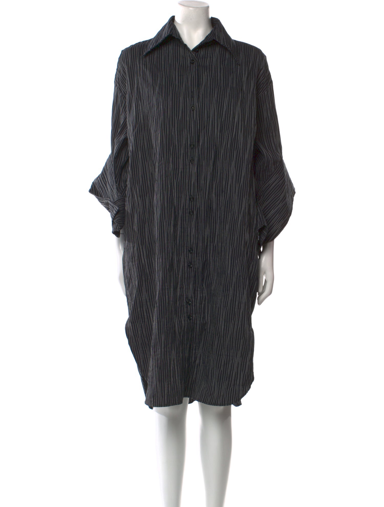 Karolina Zmarlak Striped Midi Length Dress