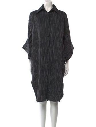 Karolina Zmarlak Striped Midi Length Dress