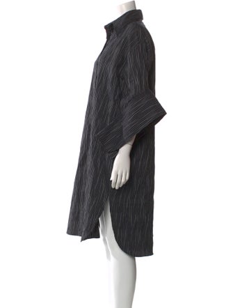 Karolina Zmarlak Striped Midi Length Dress