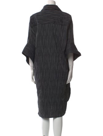 Karolina Zmarlak Striped Midi Length Dress