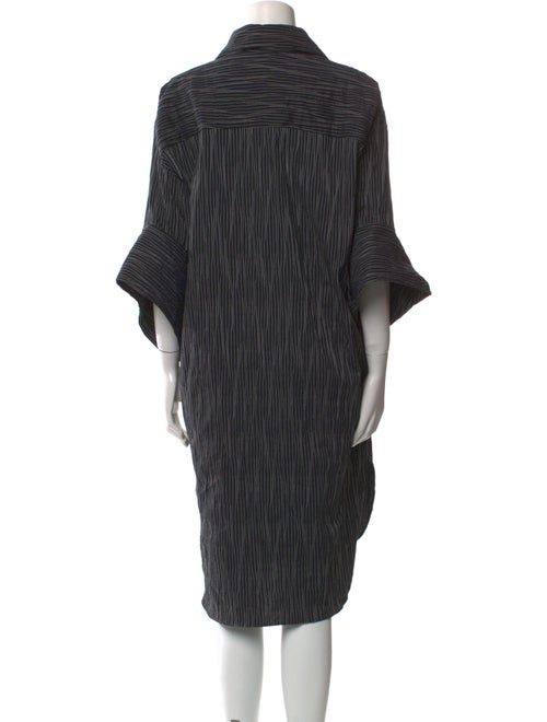 Karolina Zmarlak Striped Midi Length Dress