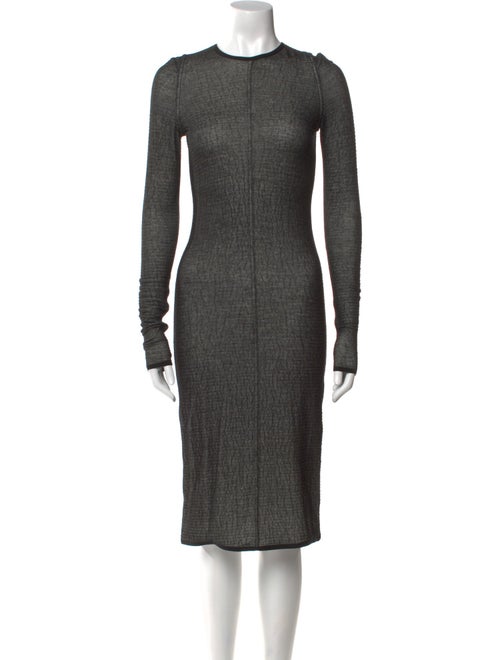 Karolina Zmarlak Crew Neck Midi Length Dress