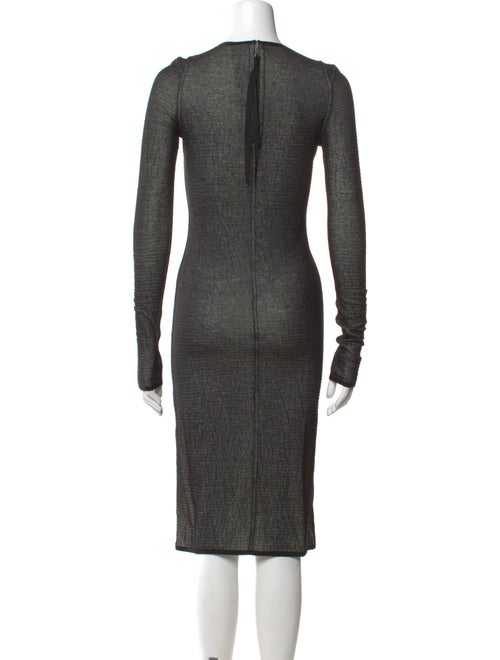 Karolina Zmarlak Crew Neck Midi Length Dress