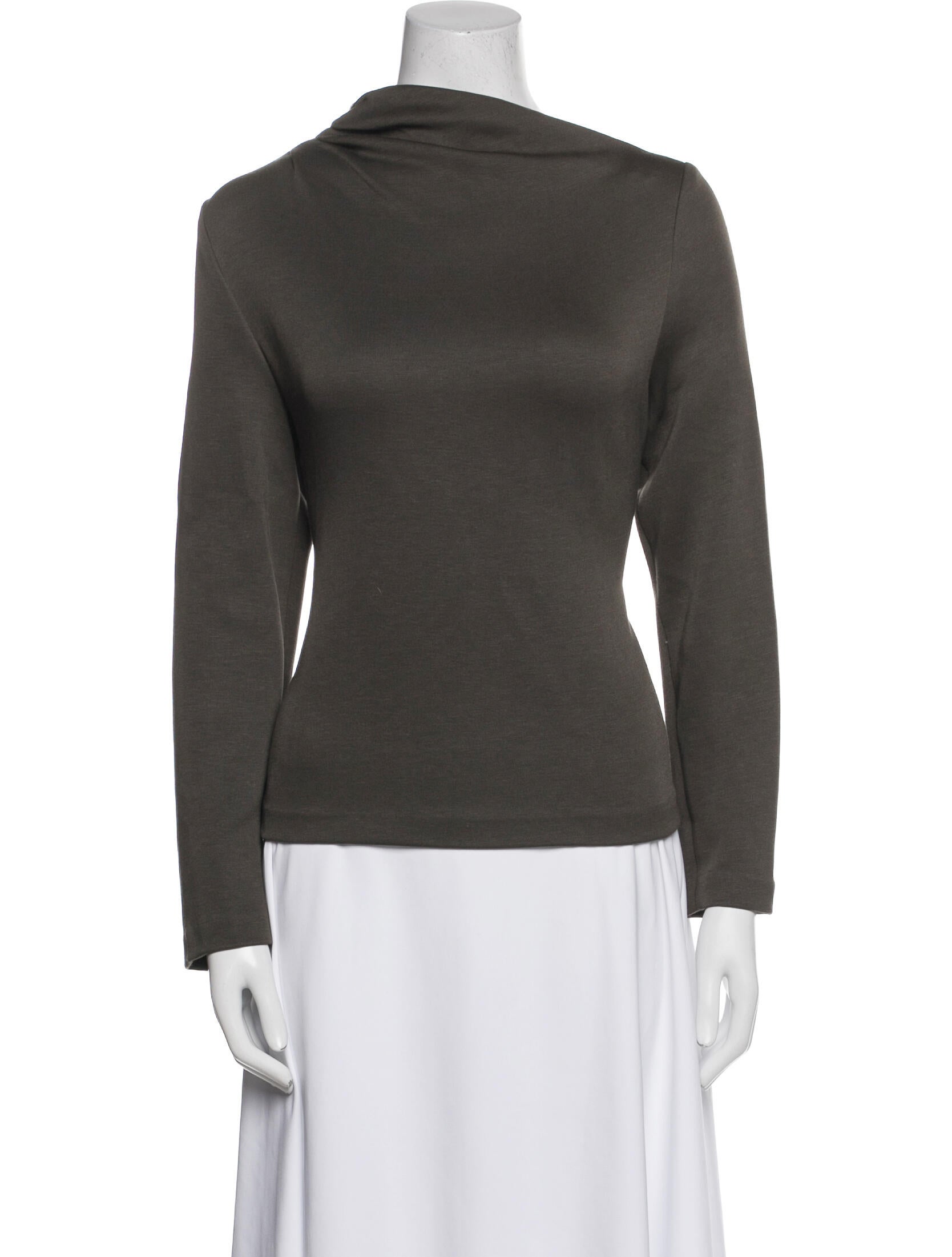 Karolina Zmarlak Cowl Neck Long Sleeve Sweatshirt