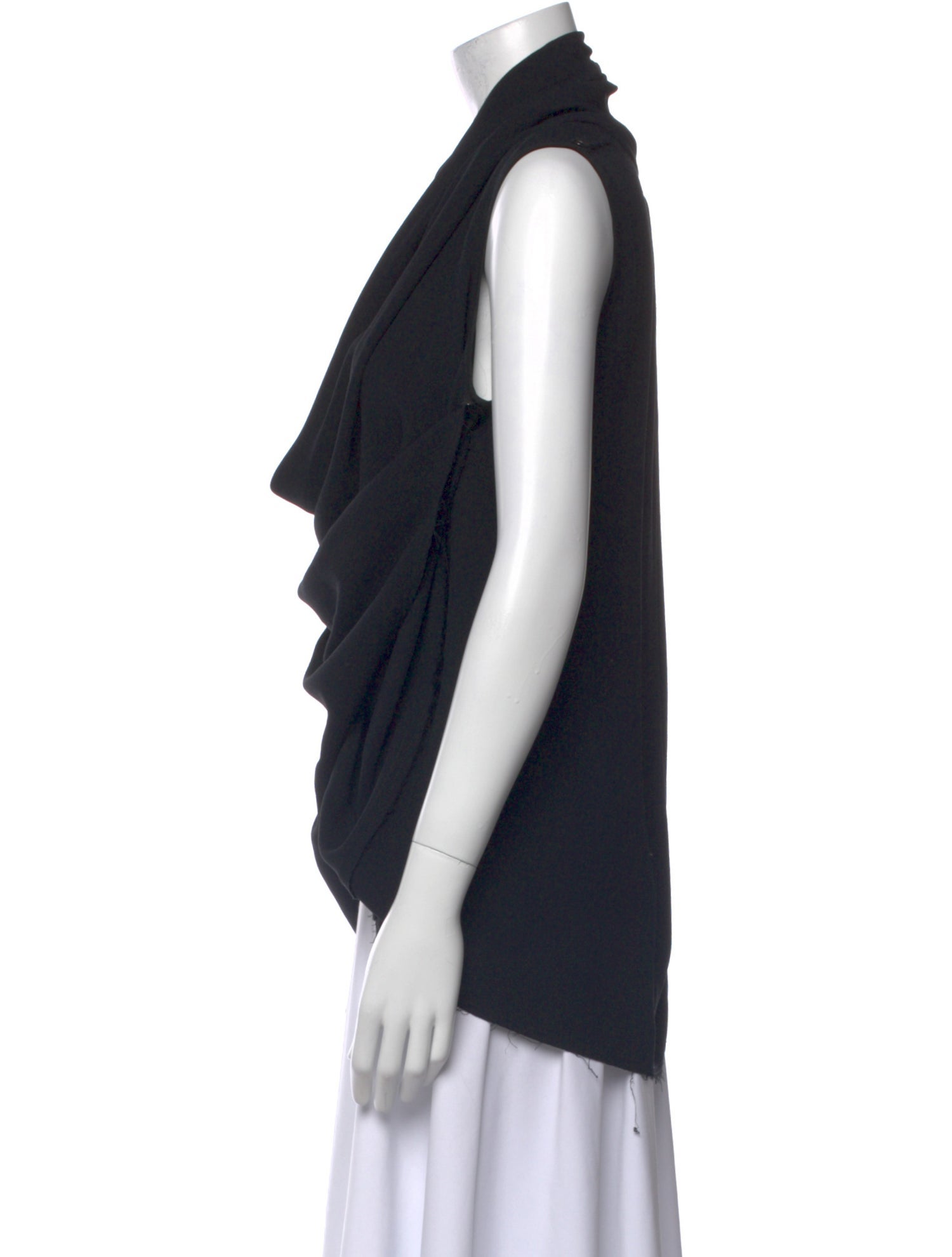 Karolina Zmarlak Cowl Neck Sleeveless Top