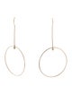 Zoë Chicco 14K Diamond Large Circle Drop Earrings