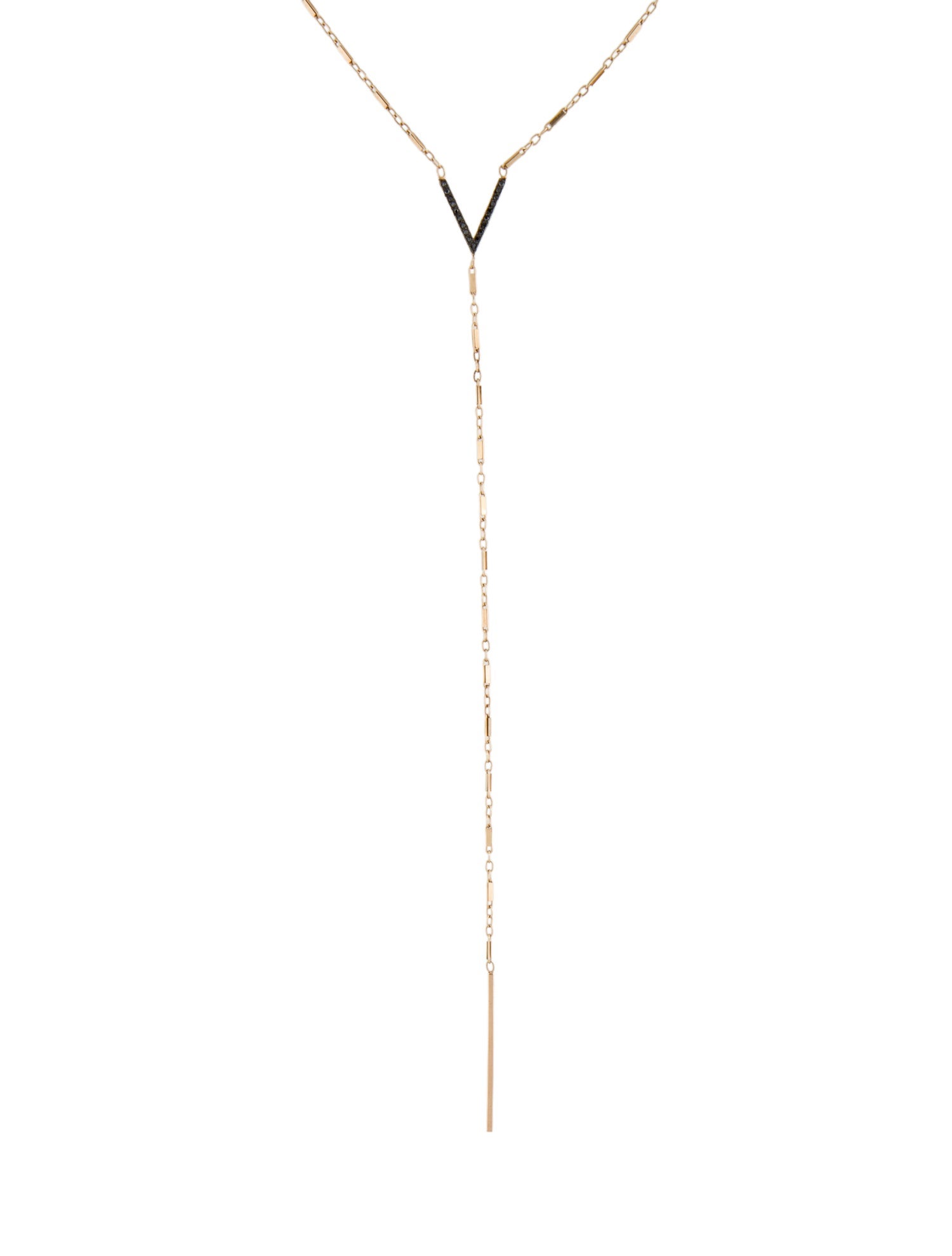 Zoë Chicco 14K Diamond Drop Pendant Necklace