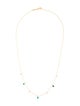 Zoë Chicco 14K Turquoise & Diamond Dangle Necklace