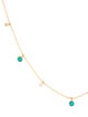 Zoë Chicco 14K Turquoise & Diamond Dangle Necklace