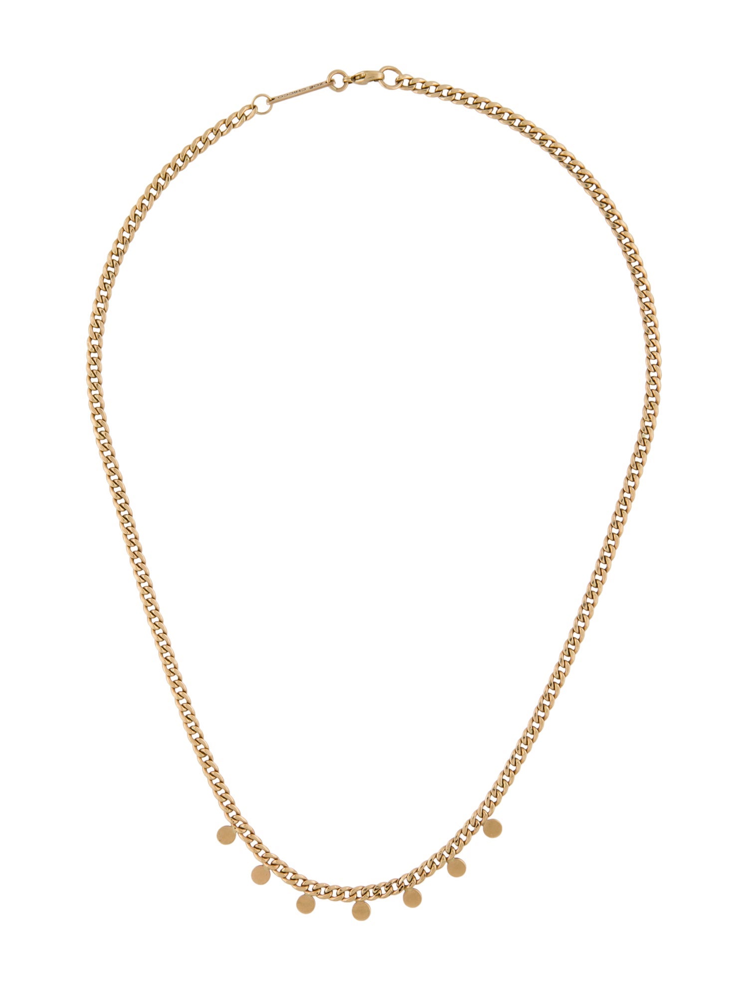 Zoë Chicco 14K Disc Chain Necklace