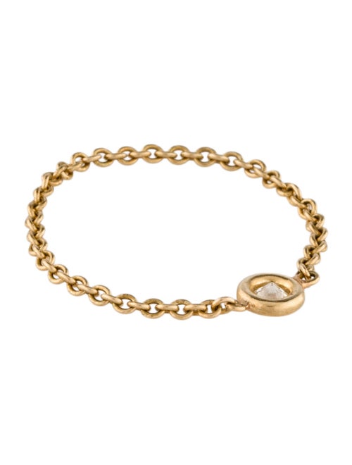 Zoë Chicco 14K Diamond Single Floating Chain Ring