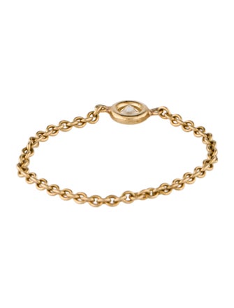 Zoë Chicco 14K Diamond Single Floating Chain Ring
