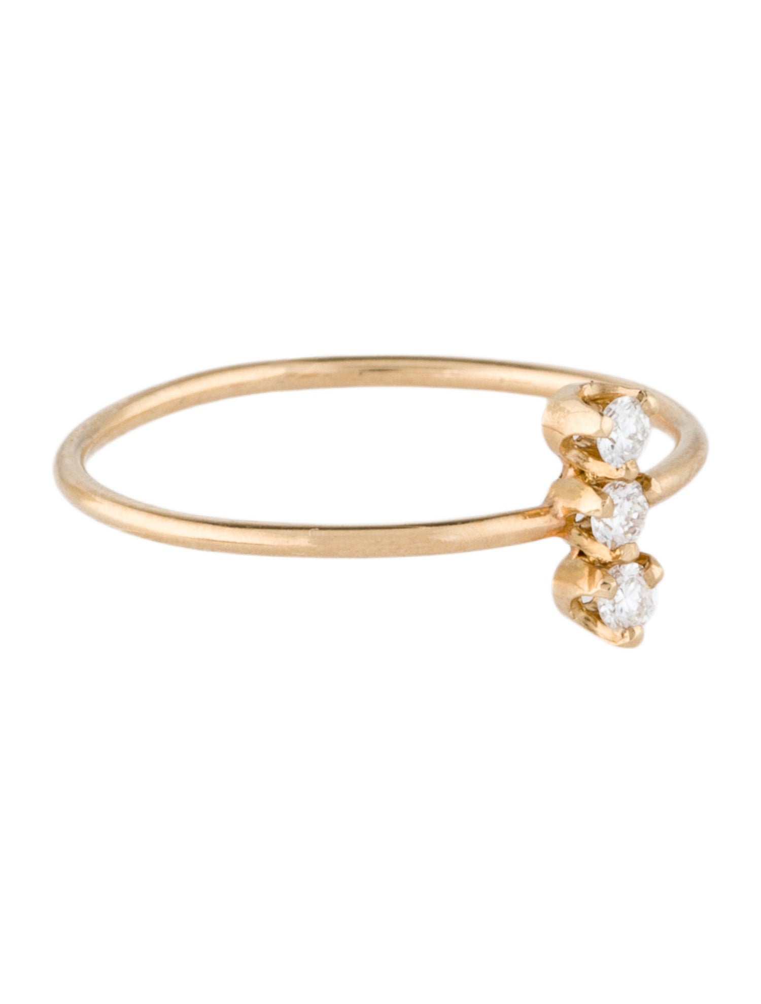 Zoë Chicco 14K Diamond Trio Ring