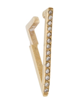Zoë Chicco 14K Diamond Pavé Triangle Single Ear Cuff