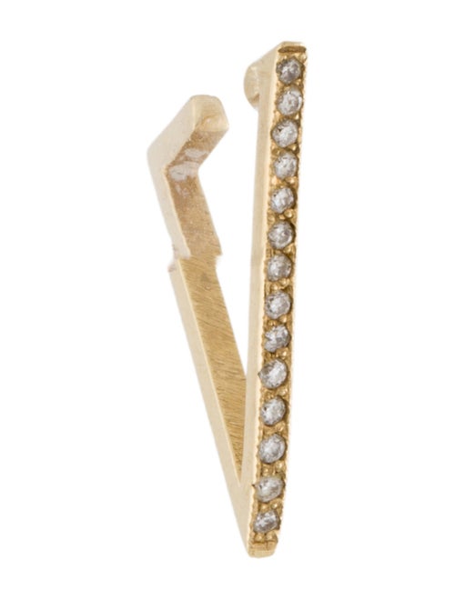 Zoë Chicco 14K Diamond Pavé Triangle Single Ear Cuff