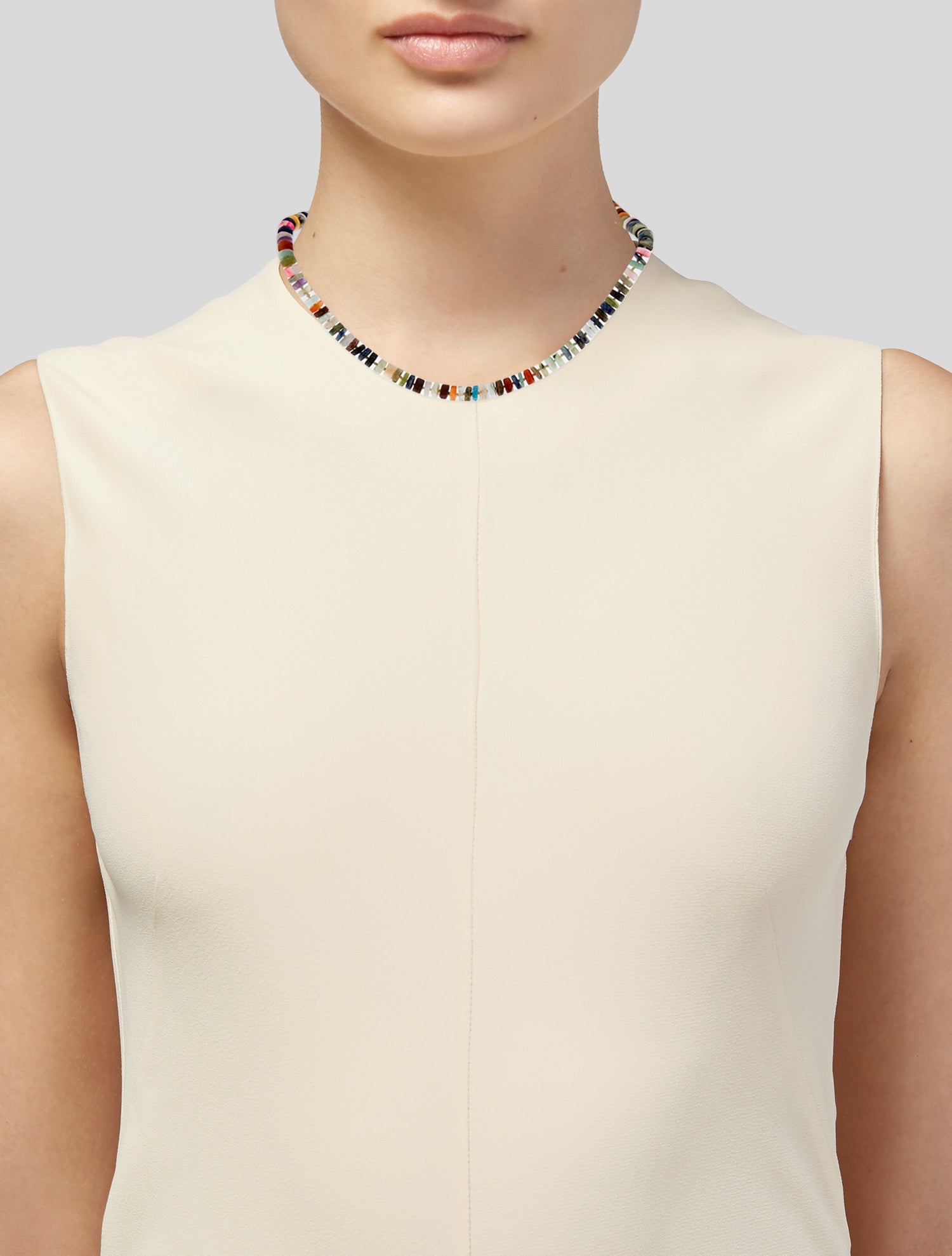 Zoë Chicco 14K Multistone Bead Necklace