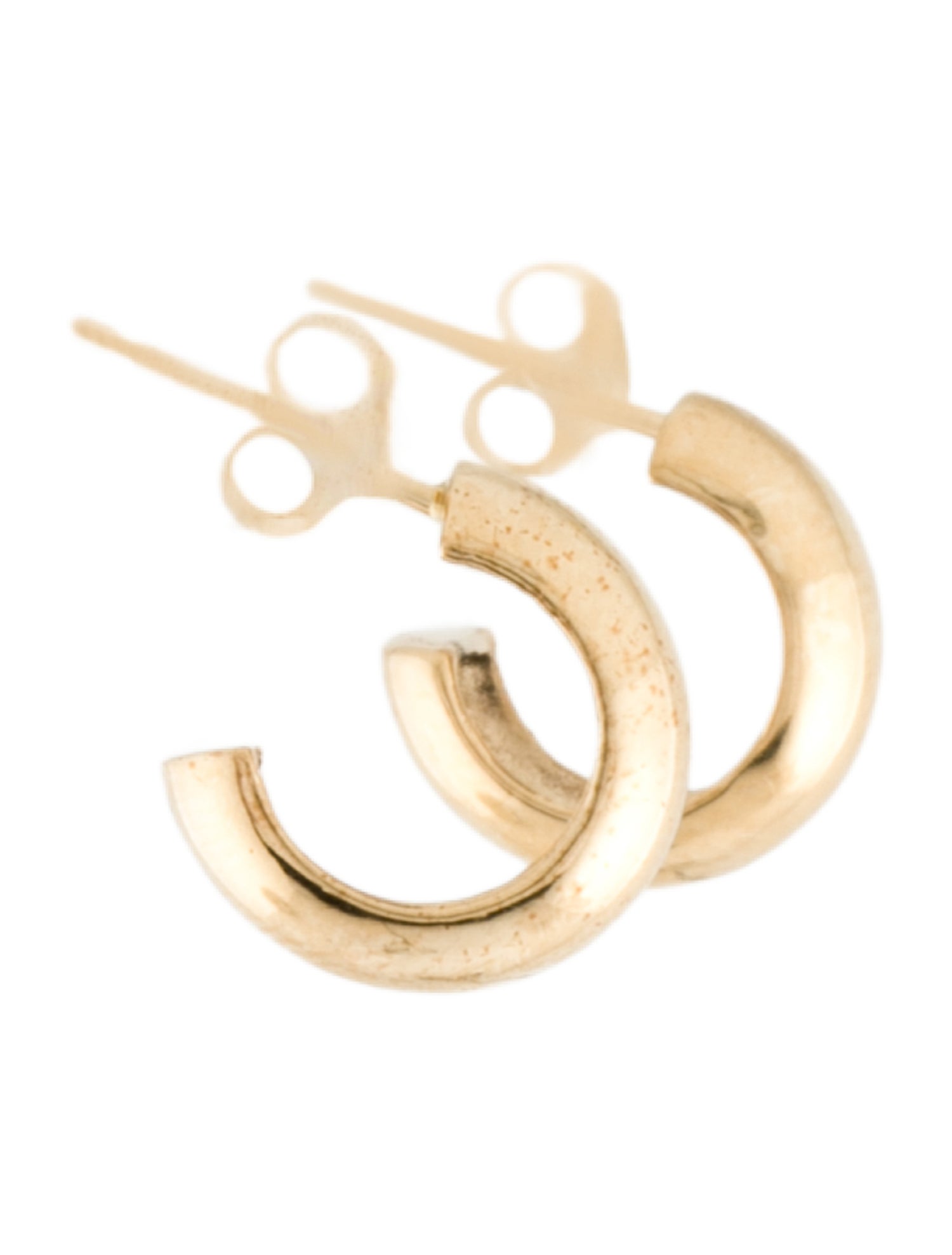 Zoë Chicco 14K Wide Chubby Huggie Hoop Earrings