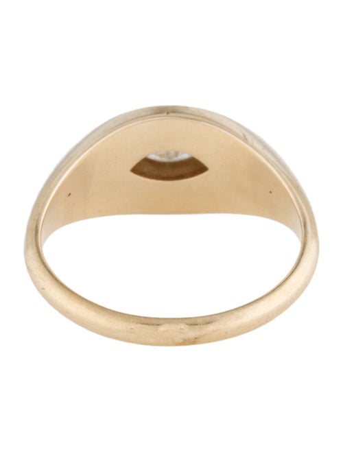 Zoë Chicco 14K Marquise Diamond Halo Signet Ring
