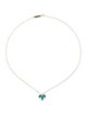 Zoë Chicco 14K Turquoise & Diamond Pendant Necklace