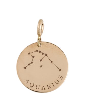 Zoë Chicco 14K Constellation & Zodiac Medium Disc Charm