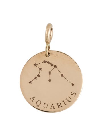 Zoë Chicco 14K Constellation & Zodiac Medium Disc Charm