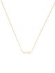Zoë Chicco 14K Itty Bitty 'Babe" Typographical Pendant Necklace