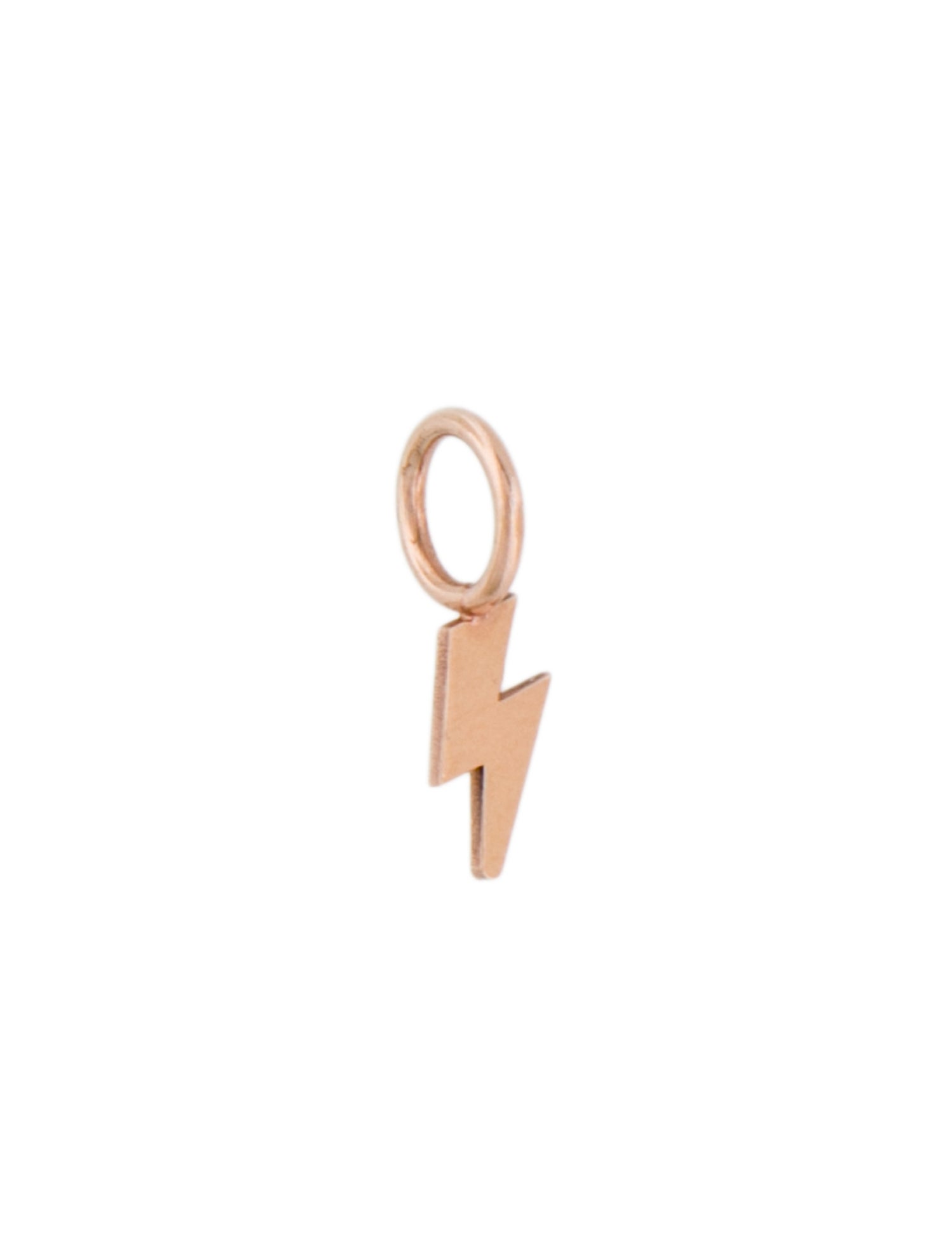 Zoë Chicco 14K Single Midi Bitty Lightning Bolt Charm