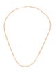 Zoë Chicco 14K Diamond Bezel Tennis Segment Small Curb Chain Necklace