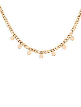 Zoë Chicco 14K 7 Itty Bitty Discs Curb Chain