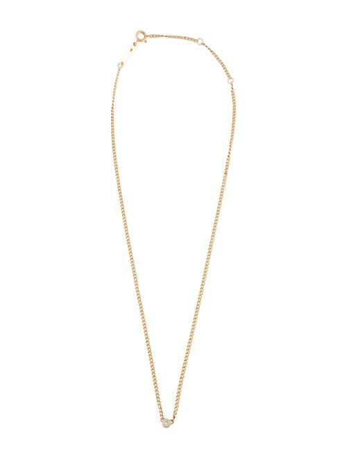 Zoë Chicco 14K Diamond Curb Chain Necklace