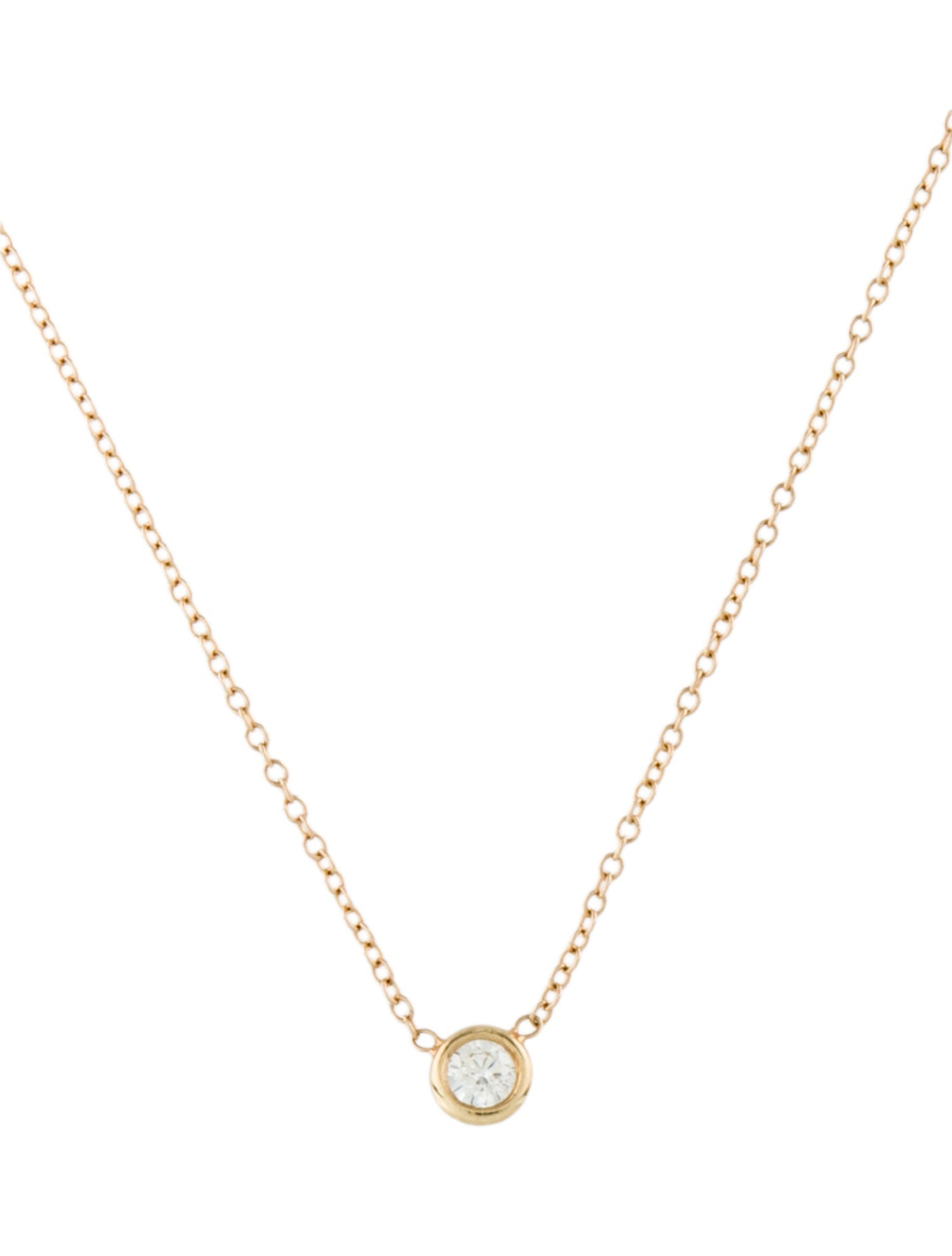 Zoë Chicco 14K Diamond Floating Solitaire Pendant Necklace