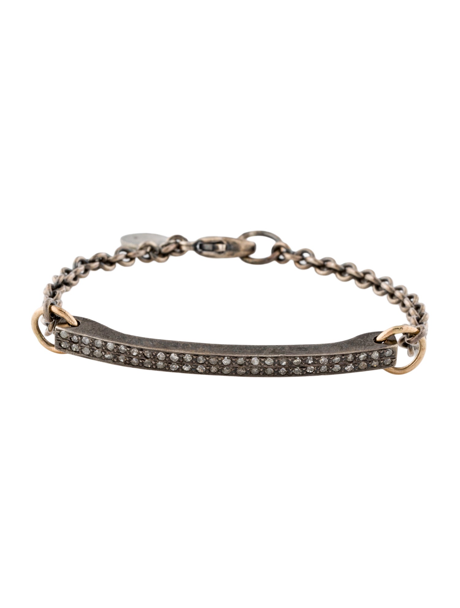 Zoë Chicco Diamond Bar Link Bracelet