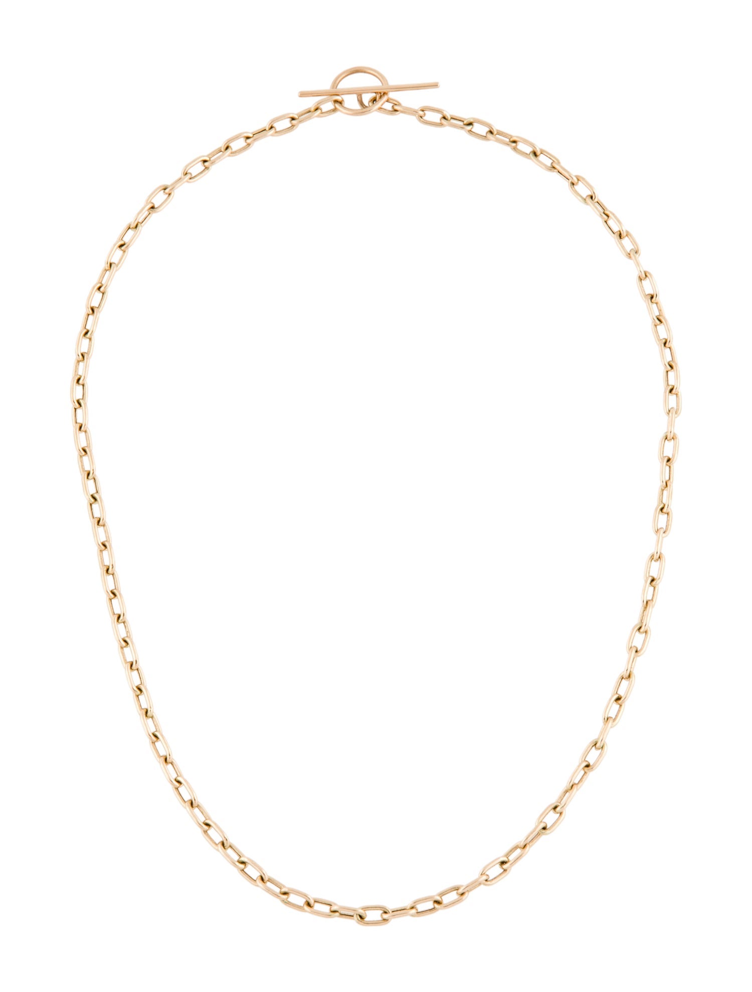 Zoë Chicco Square Oval Link Chain Necklace