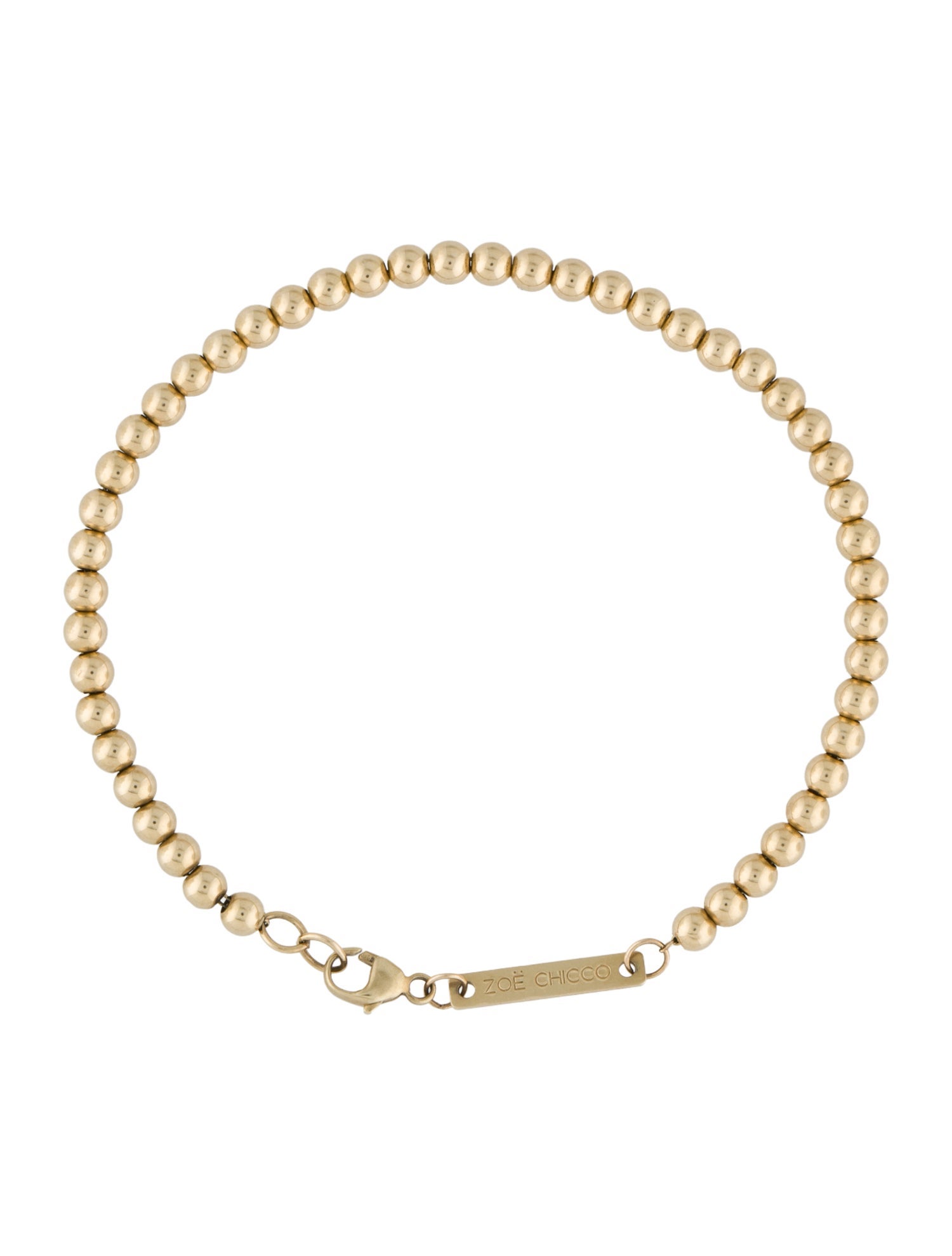 Zoë Chicco 14K Bead Bracelet
