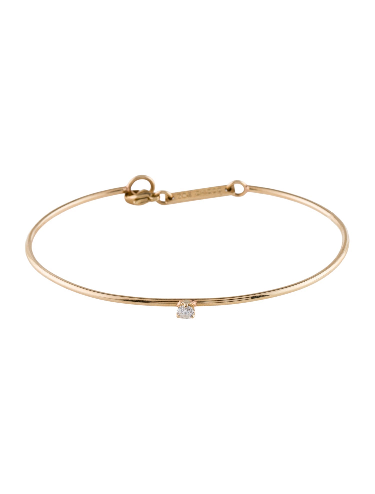 Zoë Chicco 14K Diamond Bangle Bracelet