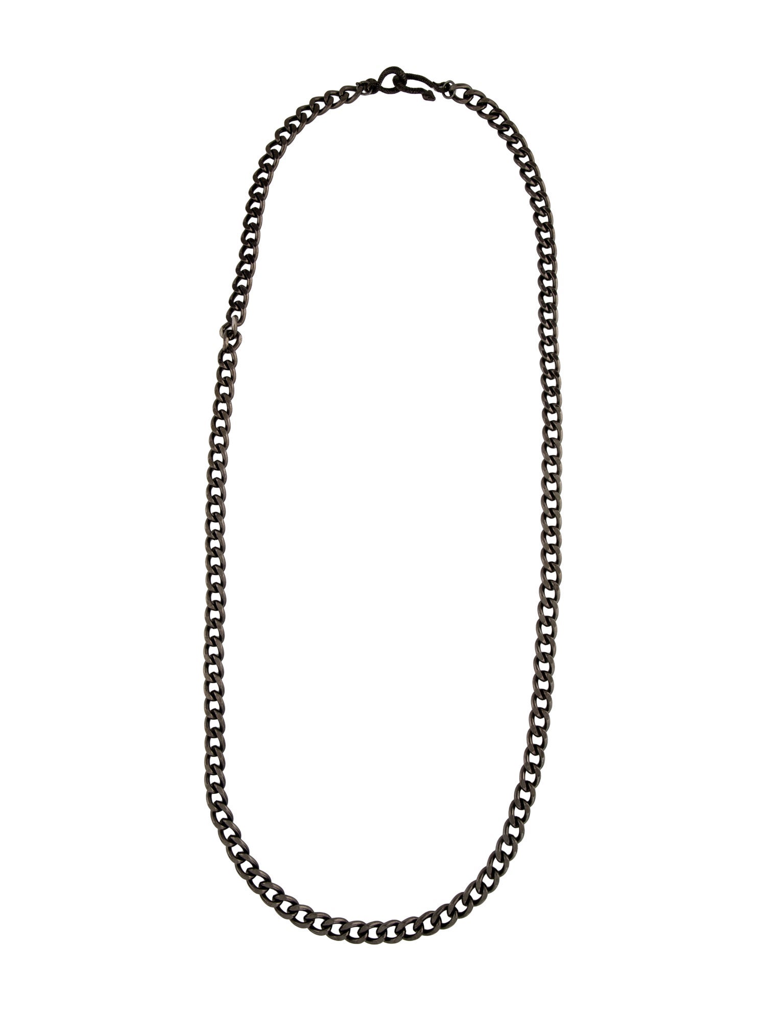 Zoë Chicco Snake Hook Curb Link Chain Necklace
