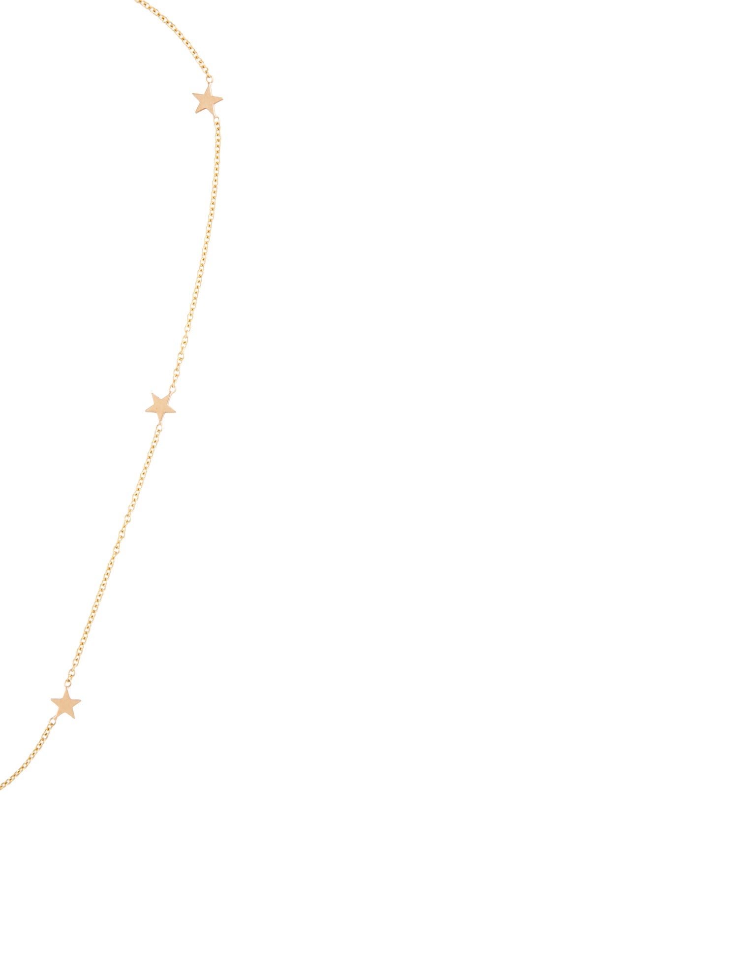 Zoë Chicco Zoë Chicco 14K Star Station Choker Necklace