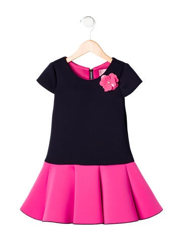 Zoe Girls' Pleated Short Sleeve Dress w/ Tags