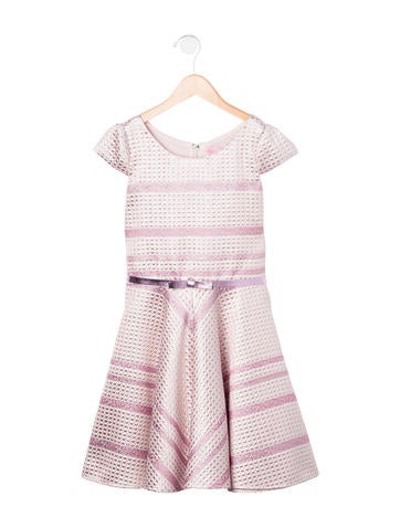 Zoe Girls' Metallic Brocade Dress w/ Tags