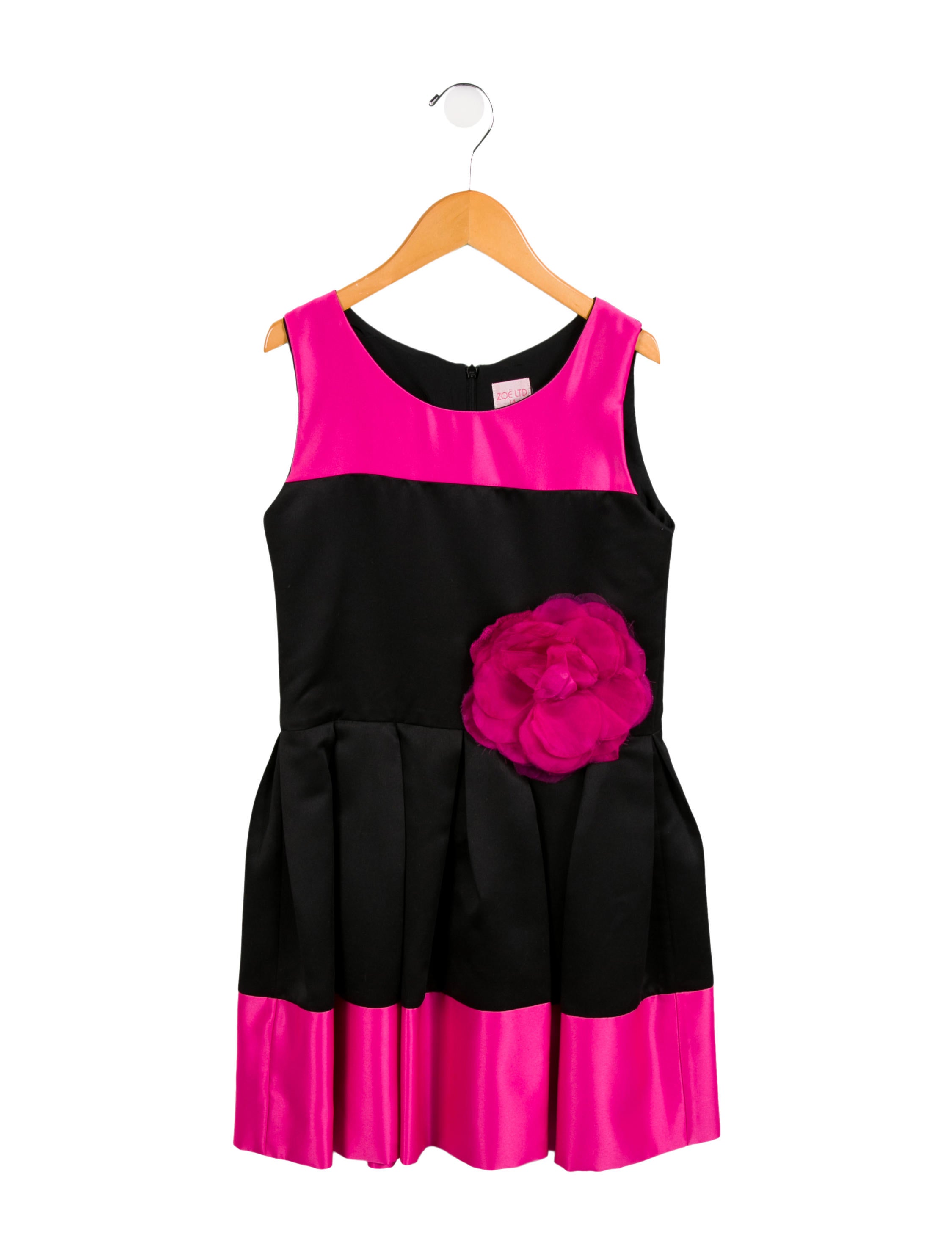 Zoe Girls' Embellished Bicolor Dress Girls ZOE20214 The RealReal