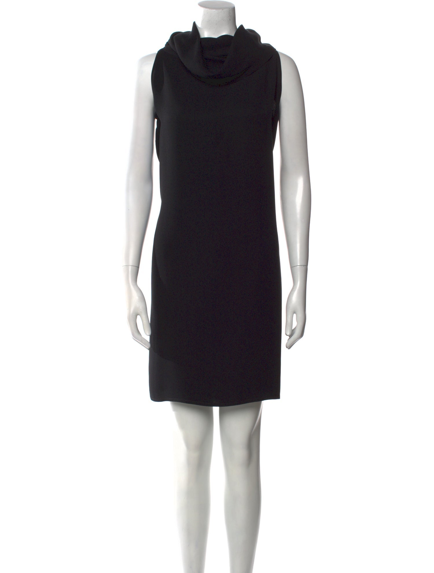 Prada Wool Mini Dress - Black Dresses, Clothing - PRA1079227