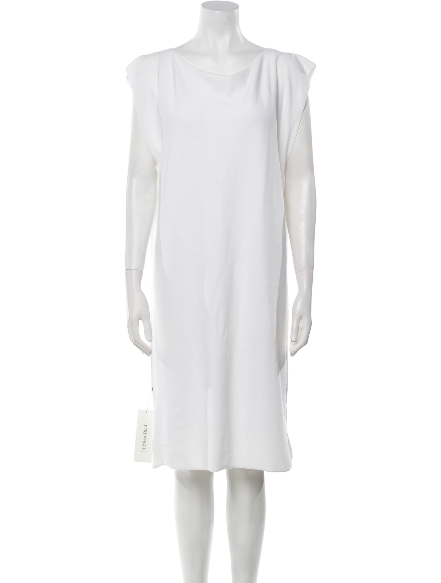 Zoran Cowl Neck Knee-Length Dress