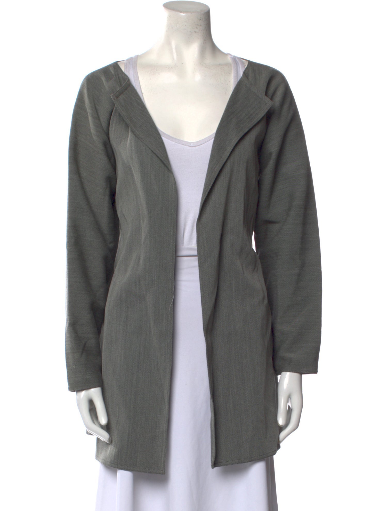 Zoran Wool Open Front Sweater