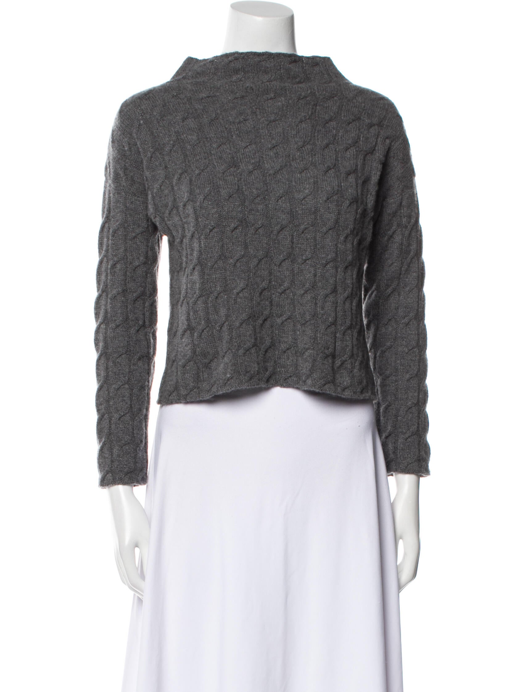 Zoran Cashmere Mock Neck Sweater