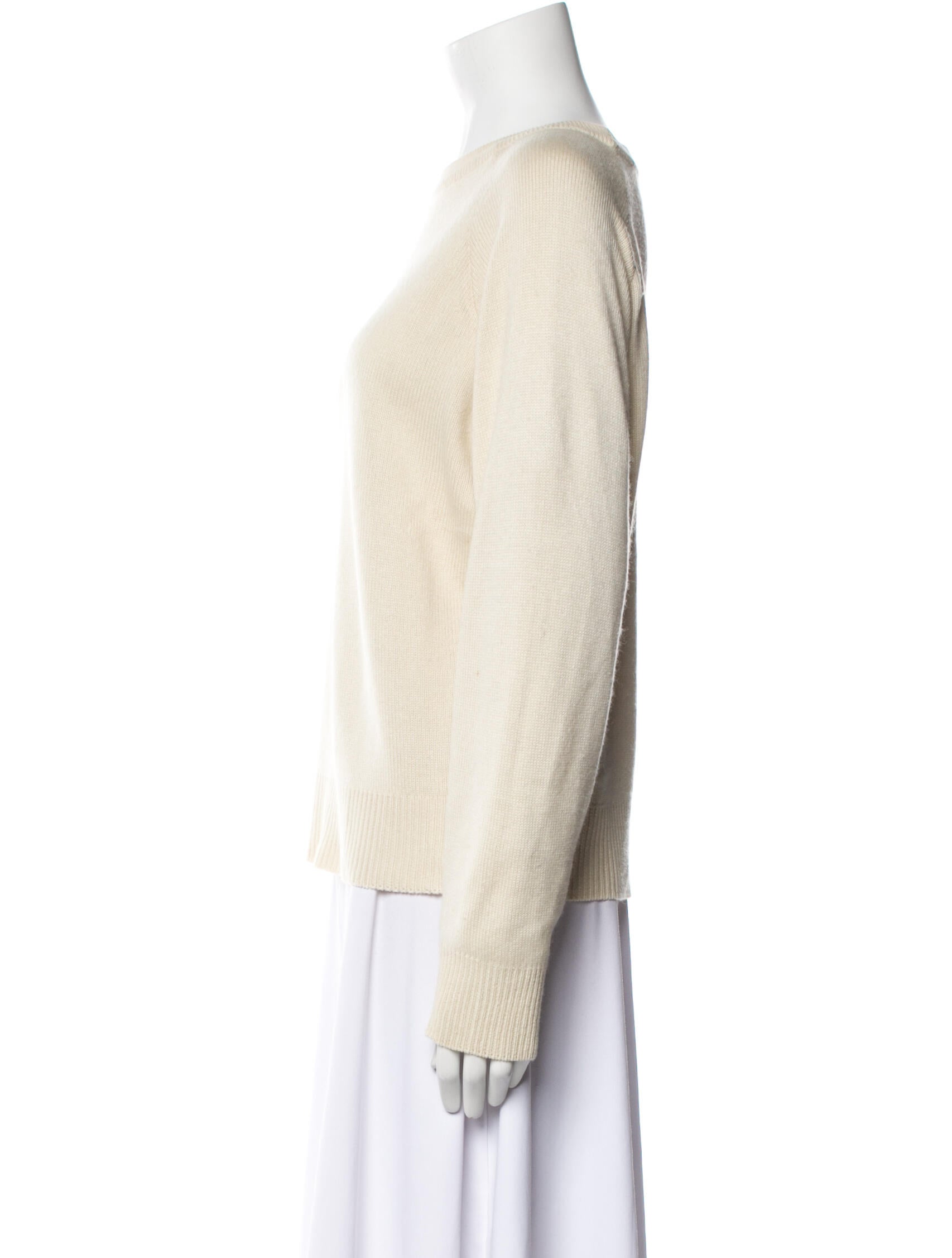 Zoran Cashmere Bateau Neckline Sweater